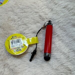 Red Stylus for Touchscreen Devices